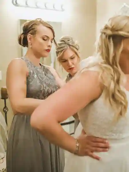 Bridal Wedding Group Hair styling in appleton Wi